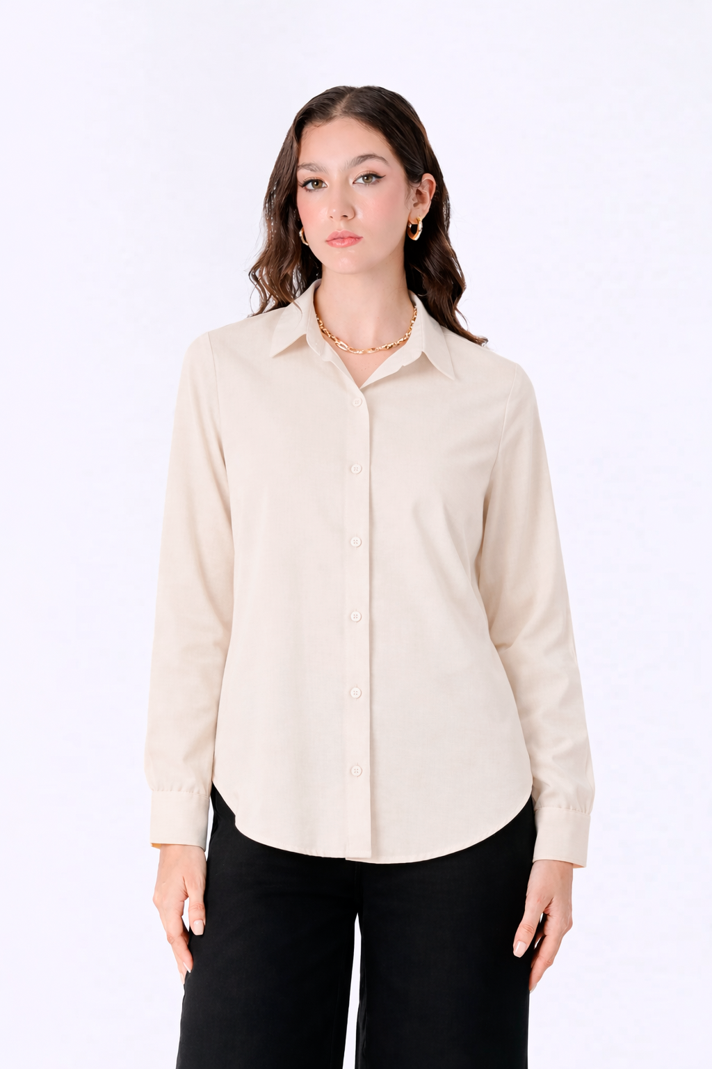 BLUSA CAMISERA MANGA LARGA - AFRICA