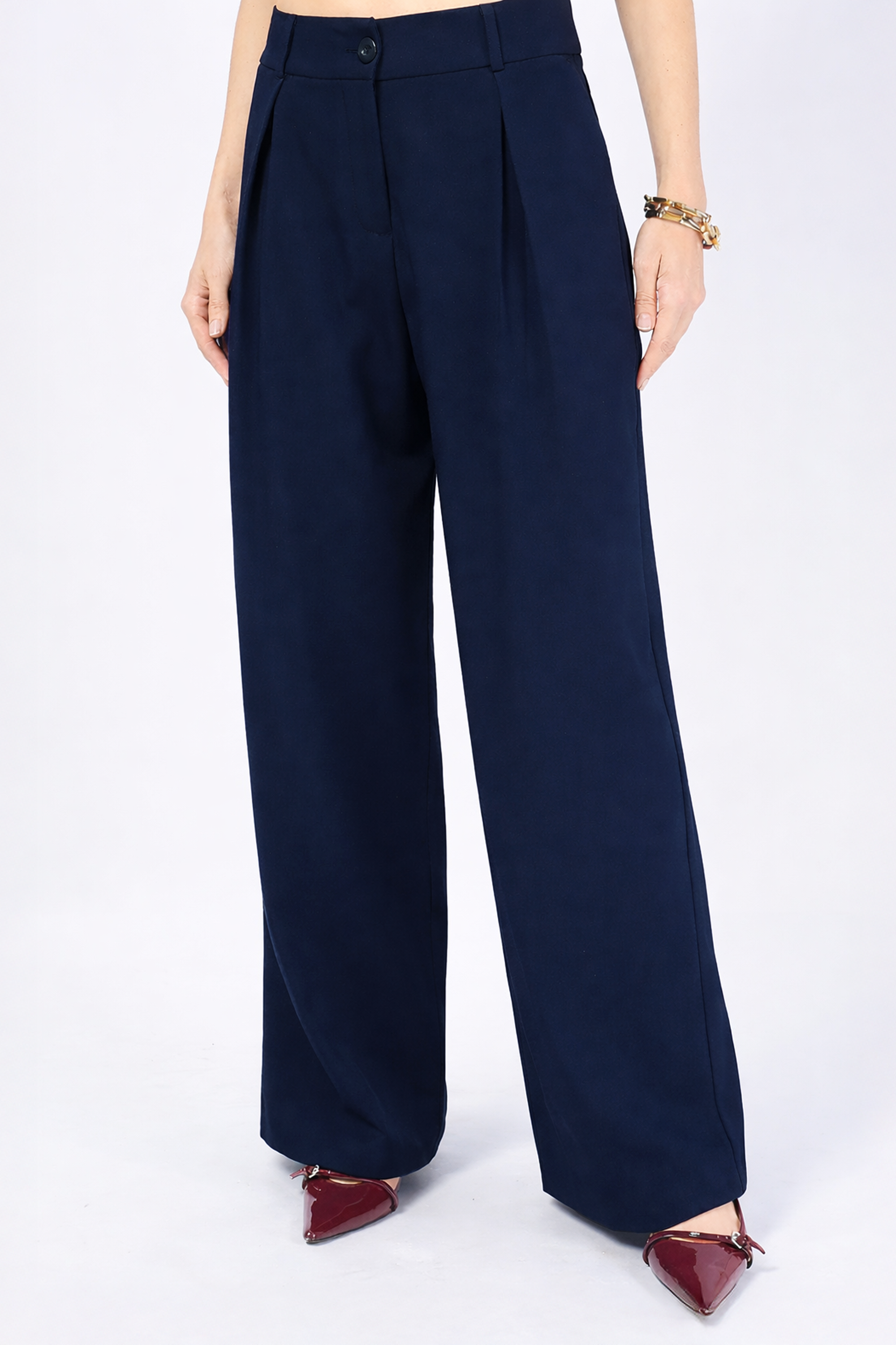 BLACK MERCEDES TAILOR-MADE TROUSERS