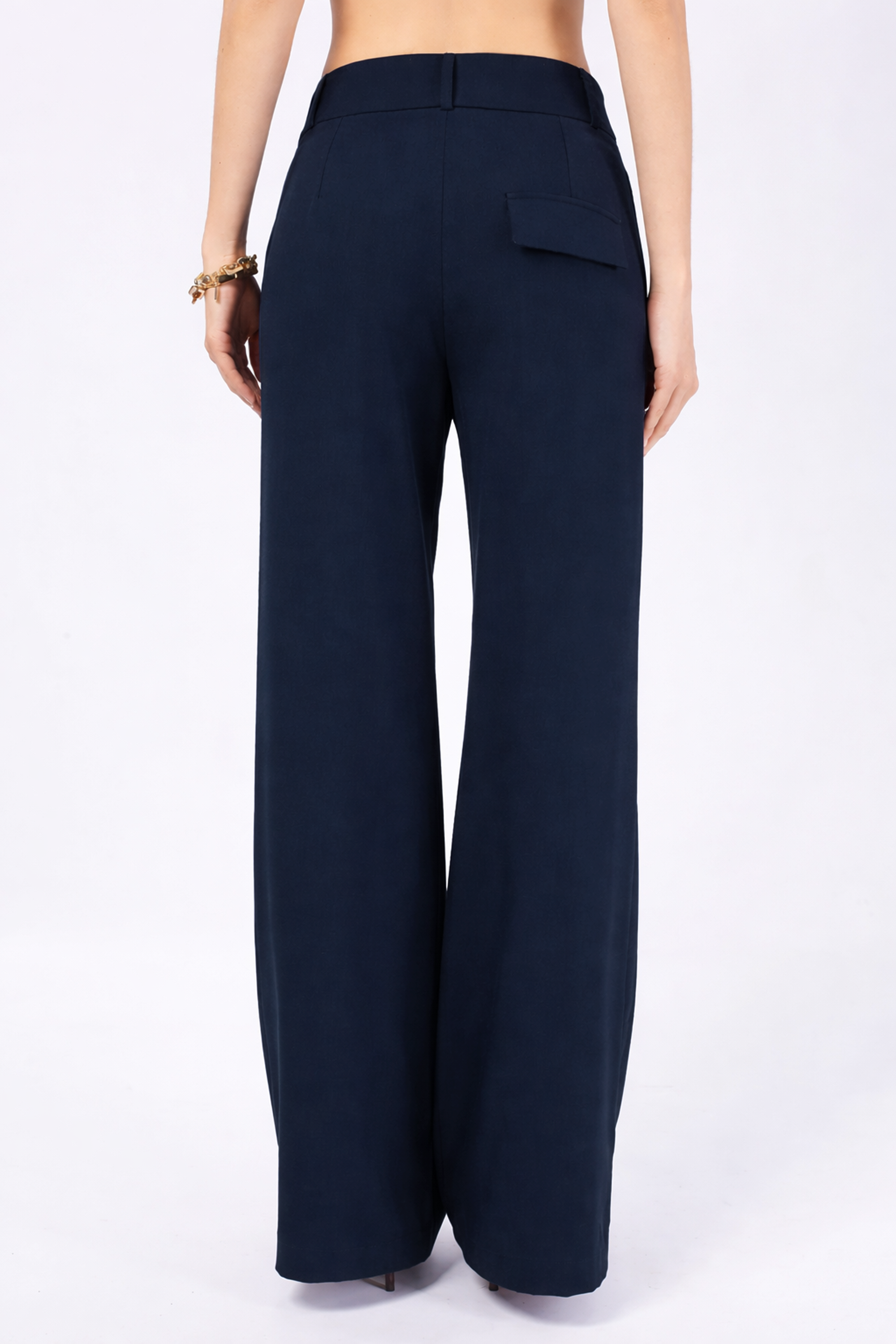 BLACK MERCEDES TAILOR-MADE TROUSERS