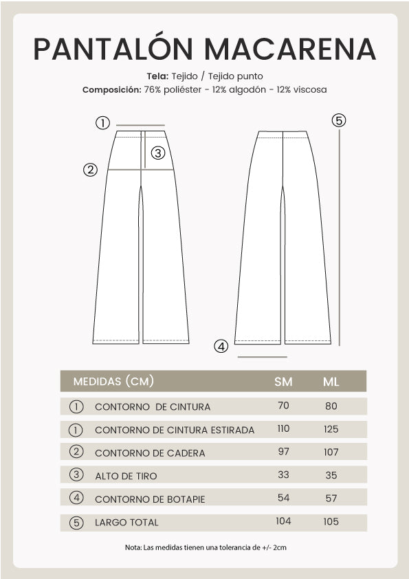 PANTALÓN TEJIDO - MACARENA