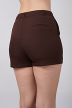 SHORT SASTRERO GEORGINA MARRÓN
