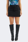Falda Short Negro - Lucien