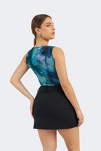 Falda Short Negro - Lucien