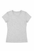 WOMEN'S PIMA COTTON POLO SHIRT ESTEFANIA MELANGE