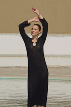 VESTIDO TEJIDO CON ESCOTE - BALI