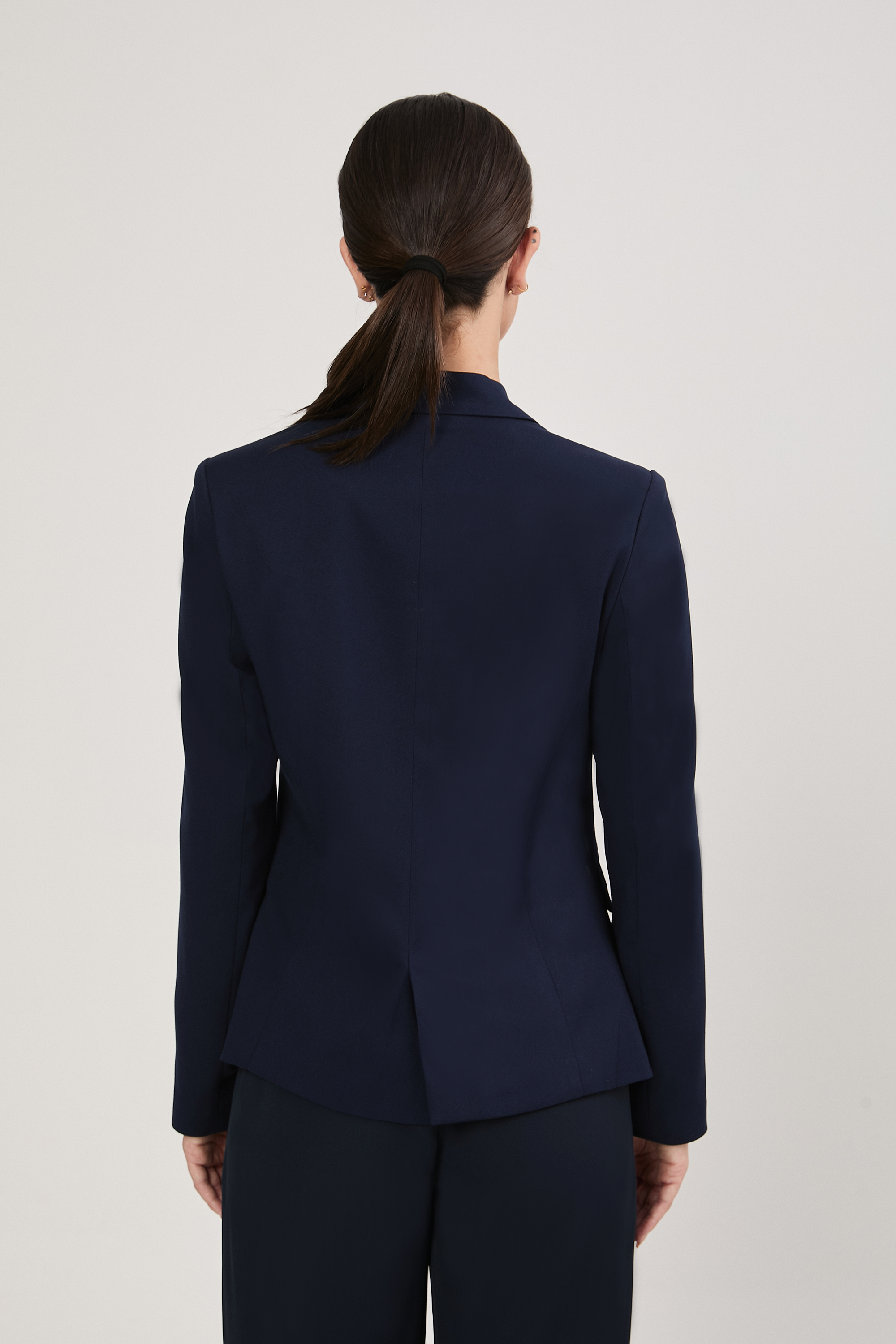 BLAZER SASTRERO ENTALLADO CON BOTON METALICO MARINO - KAJUN [PRE-VENTA]