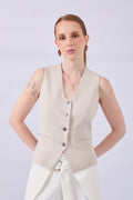 CHALECO BEIGE - LUMA