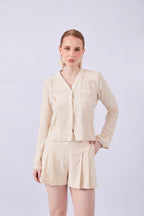 BLUSA BEIGE - GARDENIA