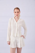 BLUSA PERLA - GARDENIA