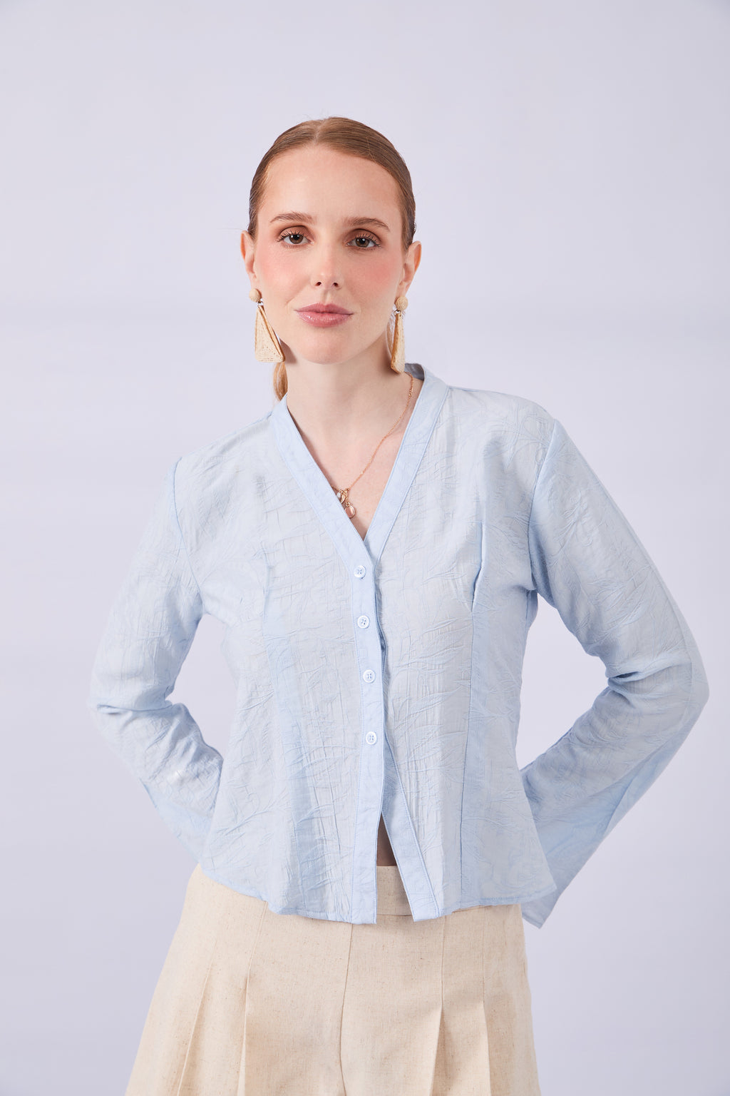 BLUSA CELESTE - GARDENIA
