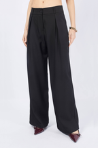 BLACK MERCEDES TAILOR-MADE TROUSERS