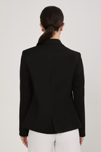 BLAZER SASTRERO ENTALLADO CON BOTON METALICO NEGRO - KAJUN [PRE-VENTA]