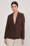 BLAZER CON BOLSILLOS FUNCIONALES MARRÓN - GALA