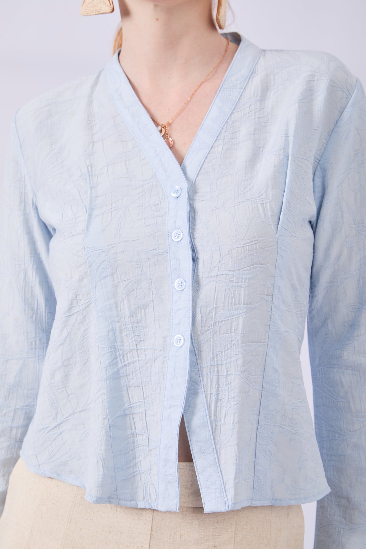 BLUSA CELESTE - GARDENIA