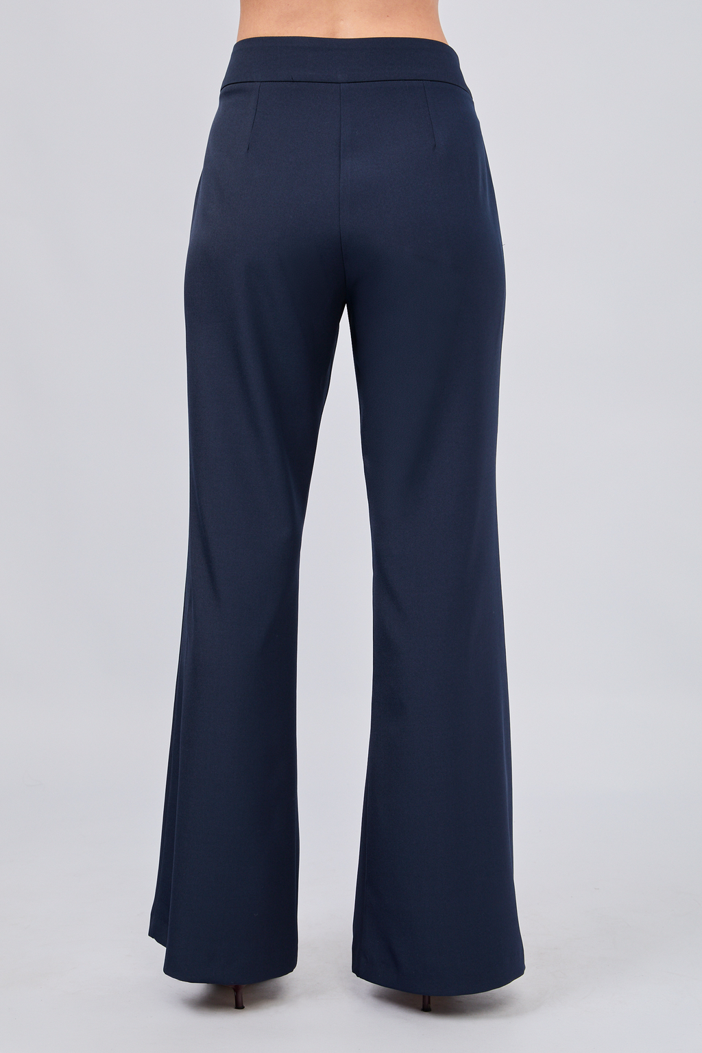 PANTALÓN FLARE SASTRE CON BOLSILLOS A LOS LATERALES MARINO - ENROQUE