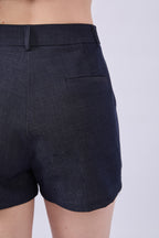 SHORT SASTRERO INDIGO - GEORGINA