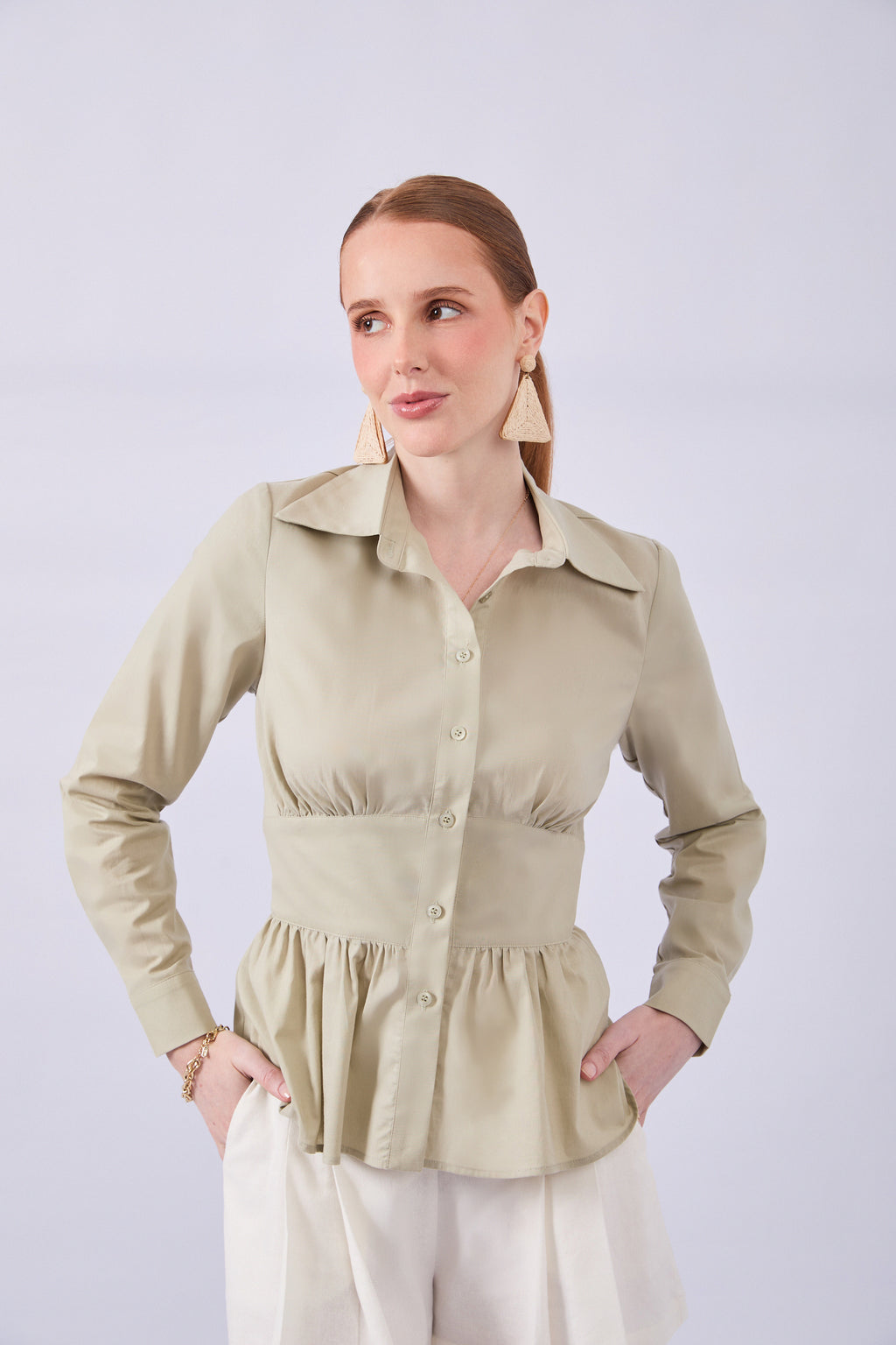 BLUSA VERDE - ALINA