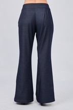 PANTALÓN FLARE SASTRE CON BOLSILLOS A LOS LATERALES CHAMBRAY - ENROQUE