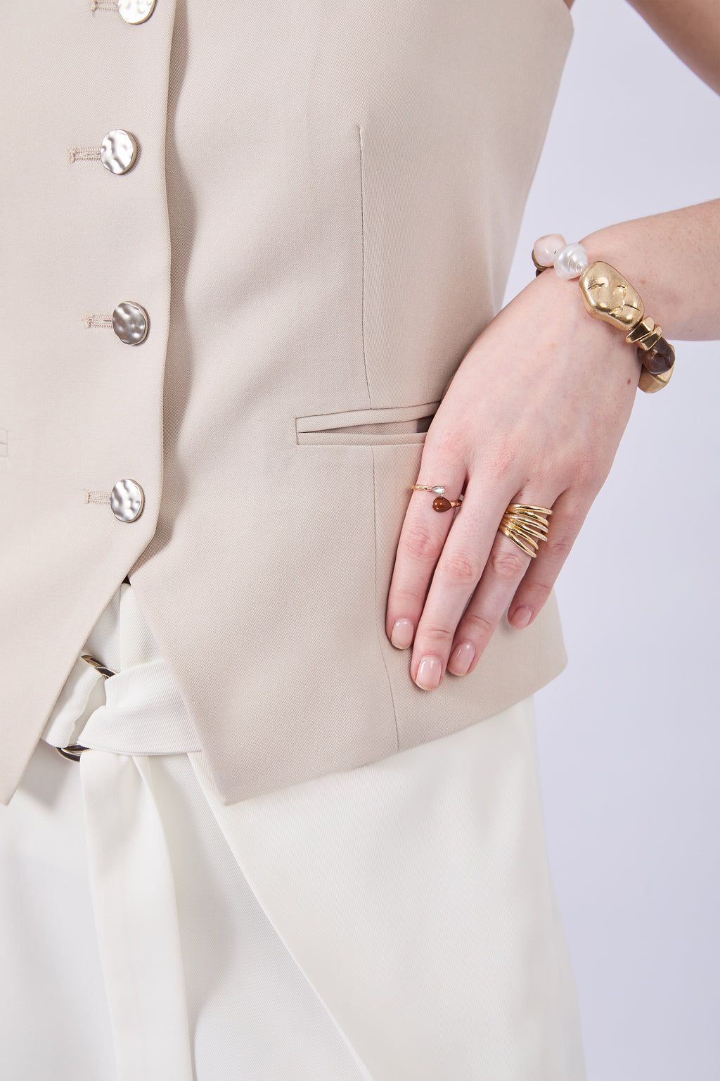 CHALECO BEIGE - LUMA