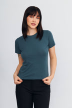 POLO ALGODON PIMA MUJER VERDE BOTELLA - CAMILA