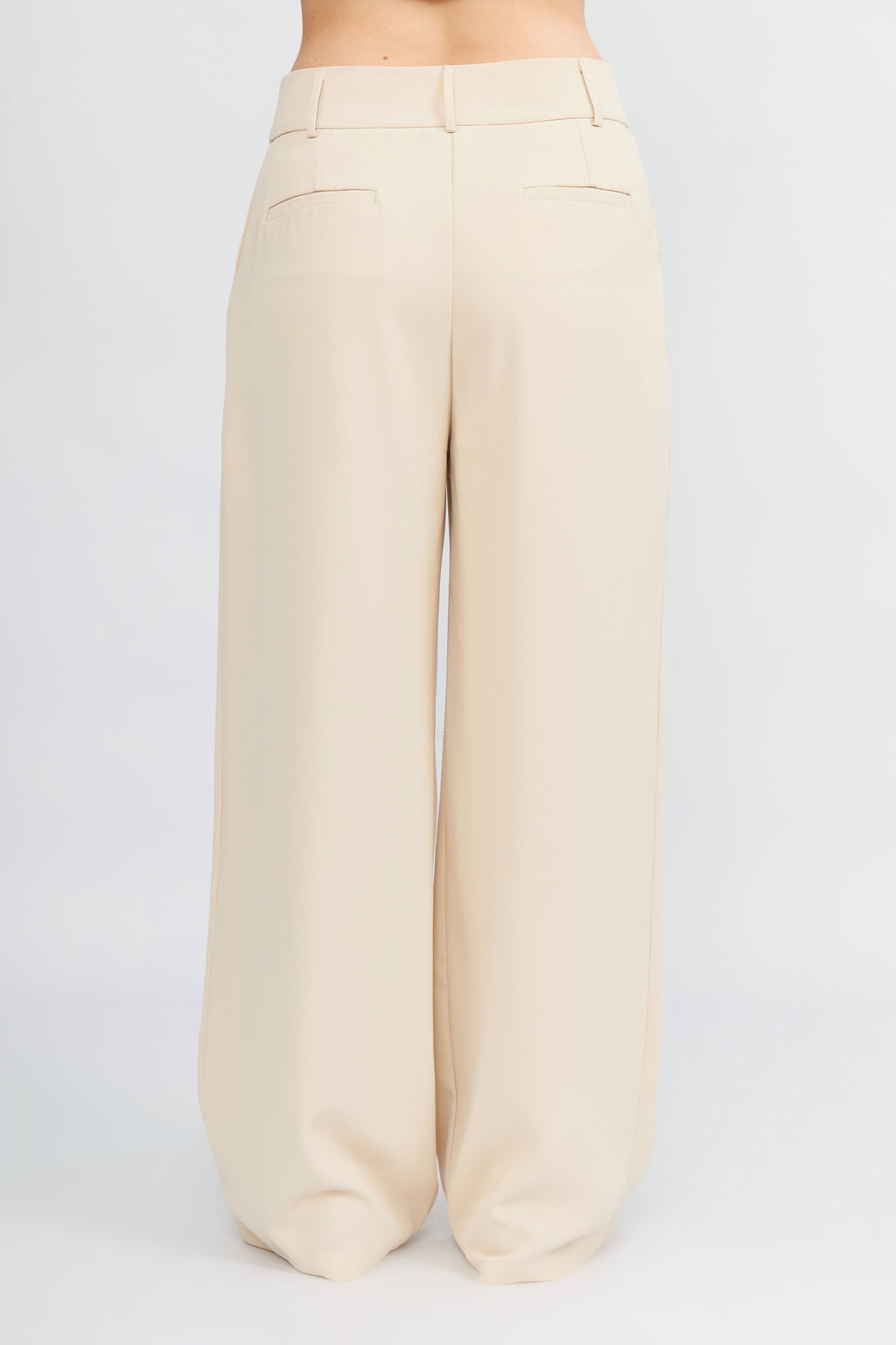 Pantalón semi palazo con pinzas y bolsillos Arena - Paris