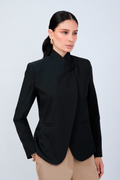BLAZER ESTRUCTURADO CUELLO ALTO CRUZADO NEGRO - CELINE  [PRE-VENTA]