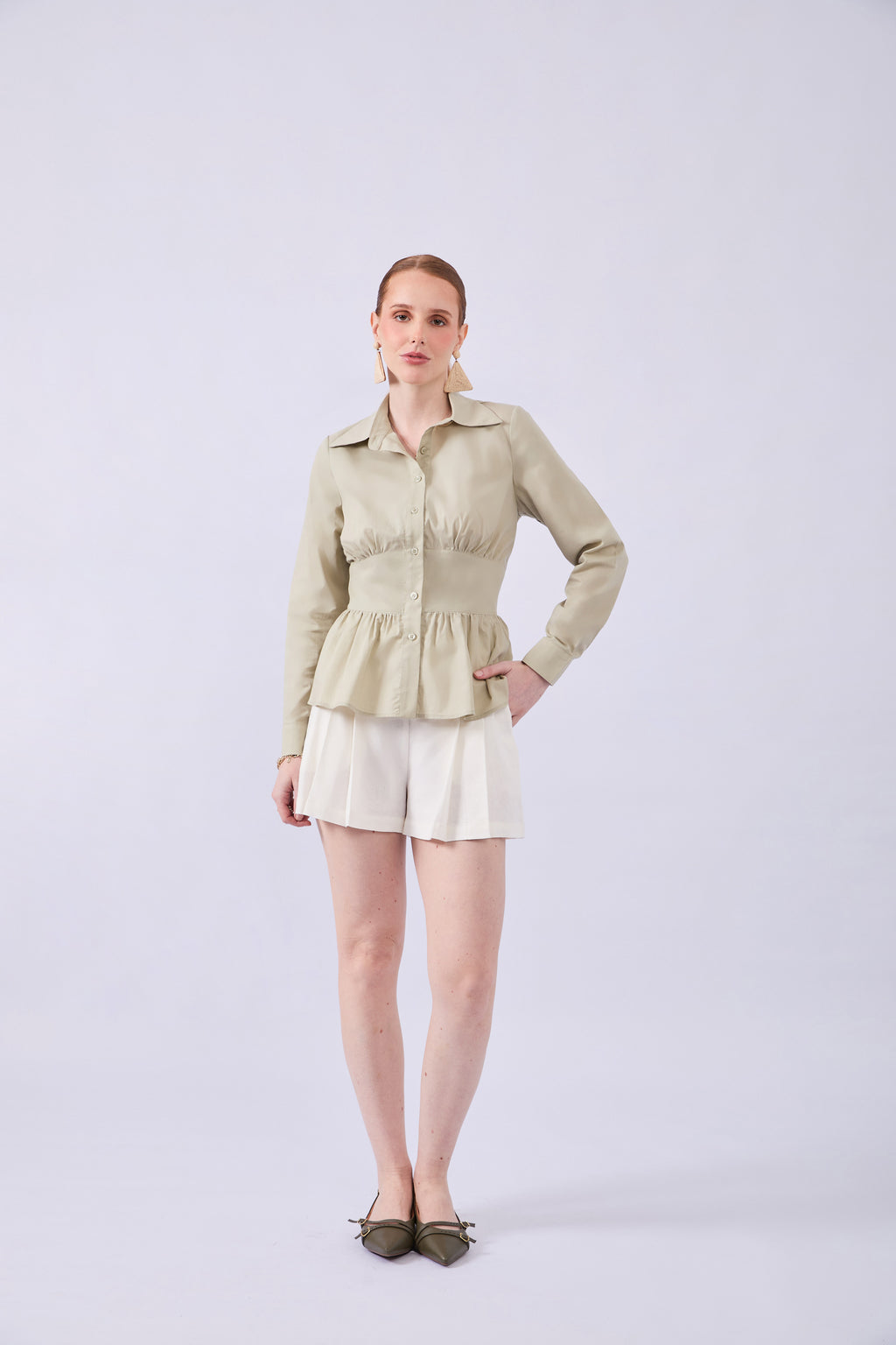 BLUSA VERDE - ALINA