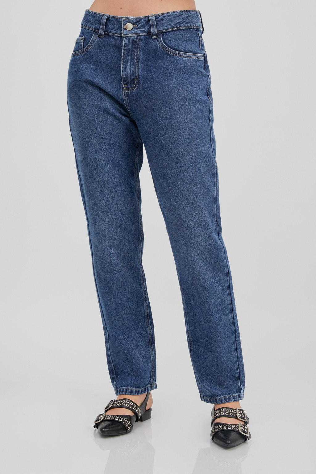 Mom Jean azul cristal