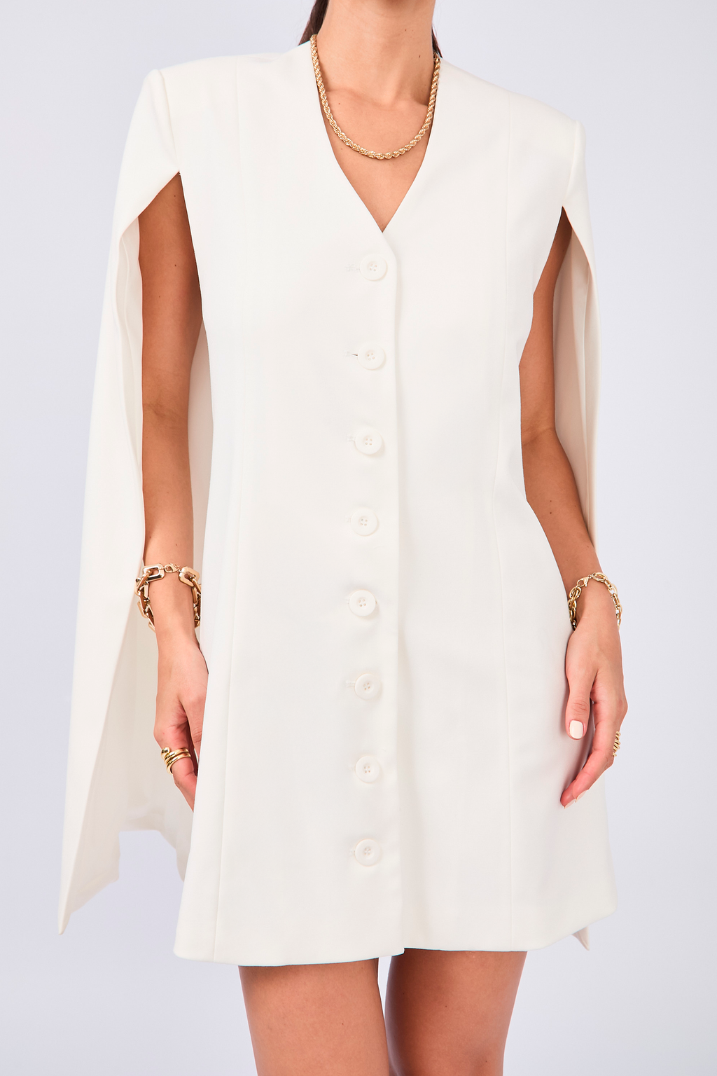 VESTIDO BLAZER CAPA PERLA - BRUNA