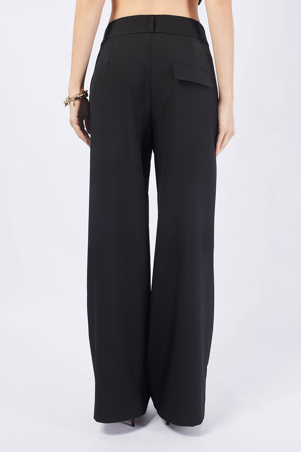 BLACK MERCEDES TAILOR-MADE TROUSERS