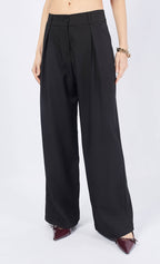 BLACK MERCEDES TAILOR-MADE TROUSERS