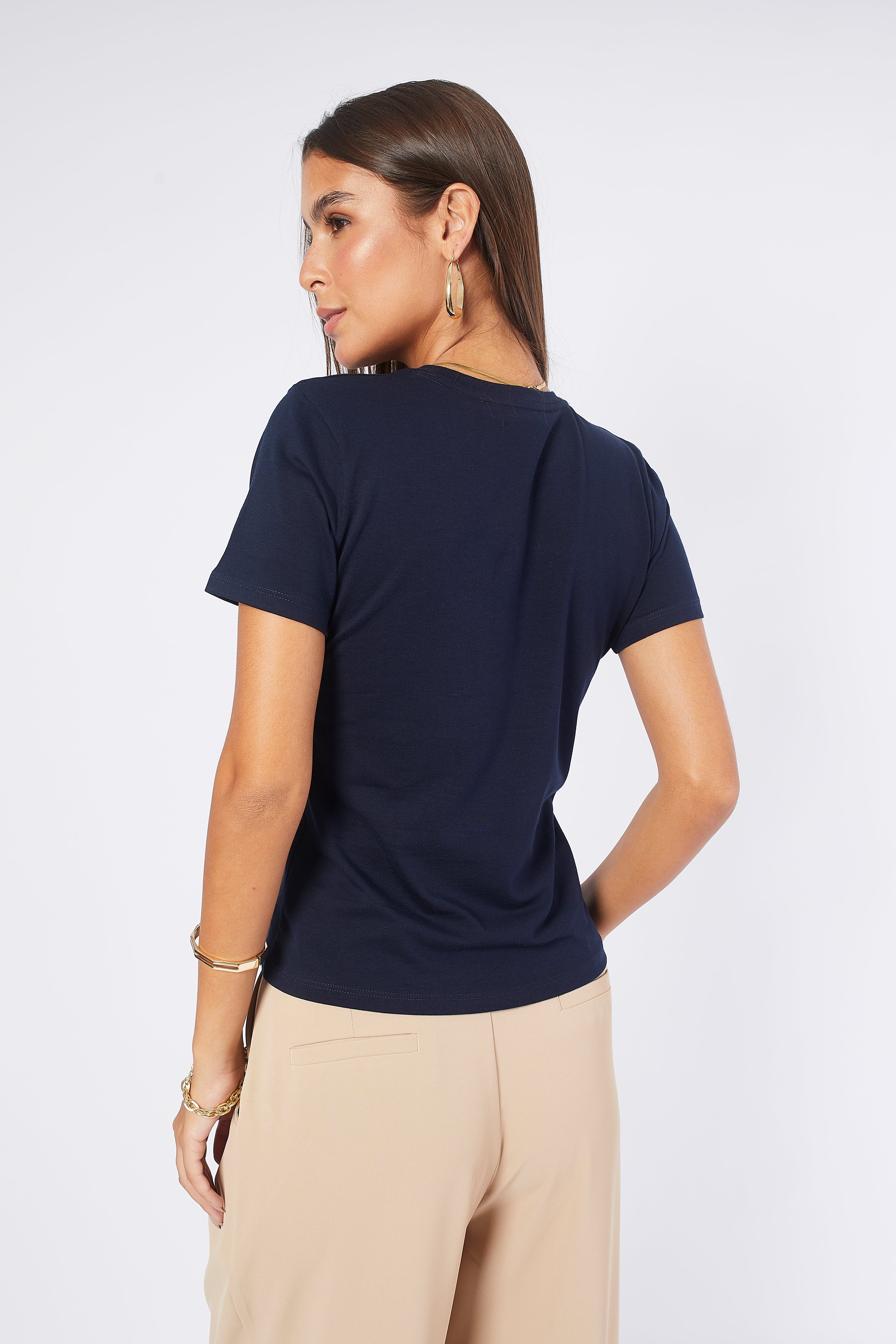 WOMEN'S PIMA COTTON POLO SHIRT CAMILA MARINO