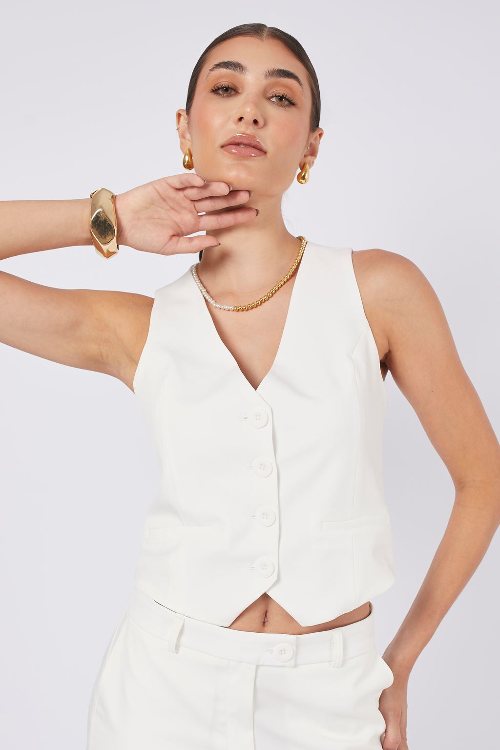 Chaleco Sastrero Perla