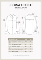BLUSA PERLA - CECILE