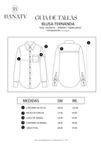 Blusa de Rayas Manga Larga - Fernanda