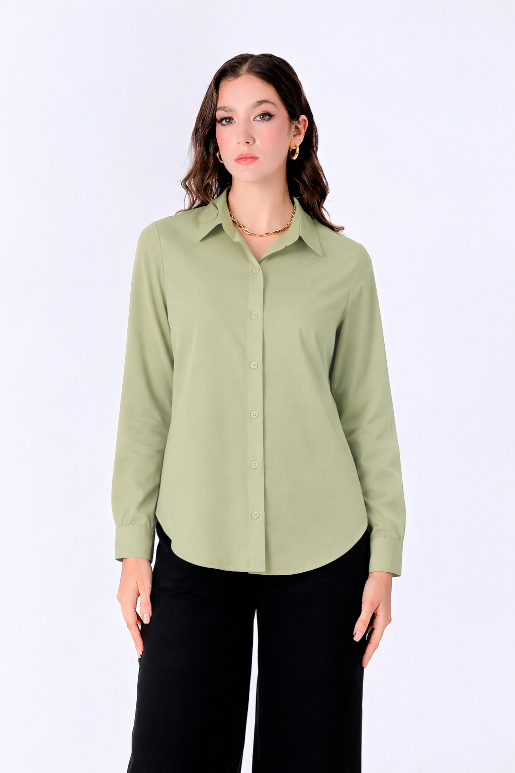 BLUSA CAMISERA MANGA LARGA - AFRICA