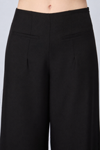 PANTALÓN SASTRERO A LA CINTURA NEGRO - MISHKY