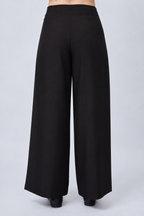 PANTALÓN SASTRERO A LA CINTURA NEGRO - MISHKY