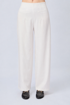 PANTALÓN SASTRERO A LA CINTURA PERLA - MISHKY