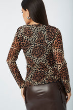 Polo tull manga larga Laura