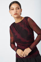 Polo tull manga larga Laura