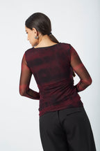 Polo tull manga larga Laura