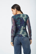 Polo tull manga larga Laura