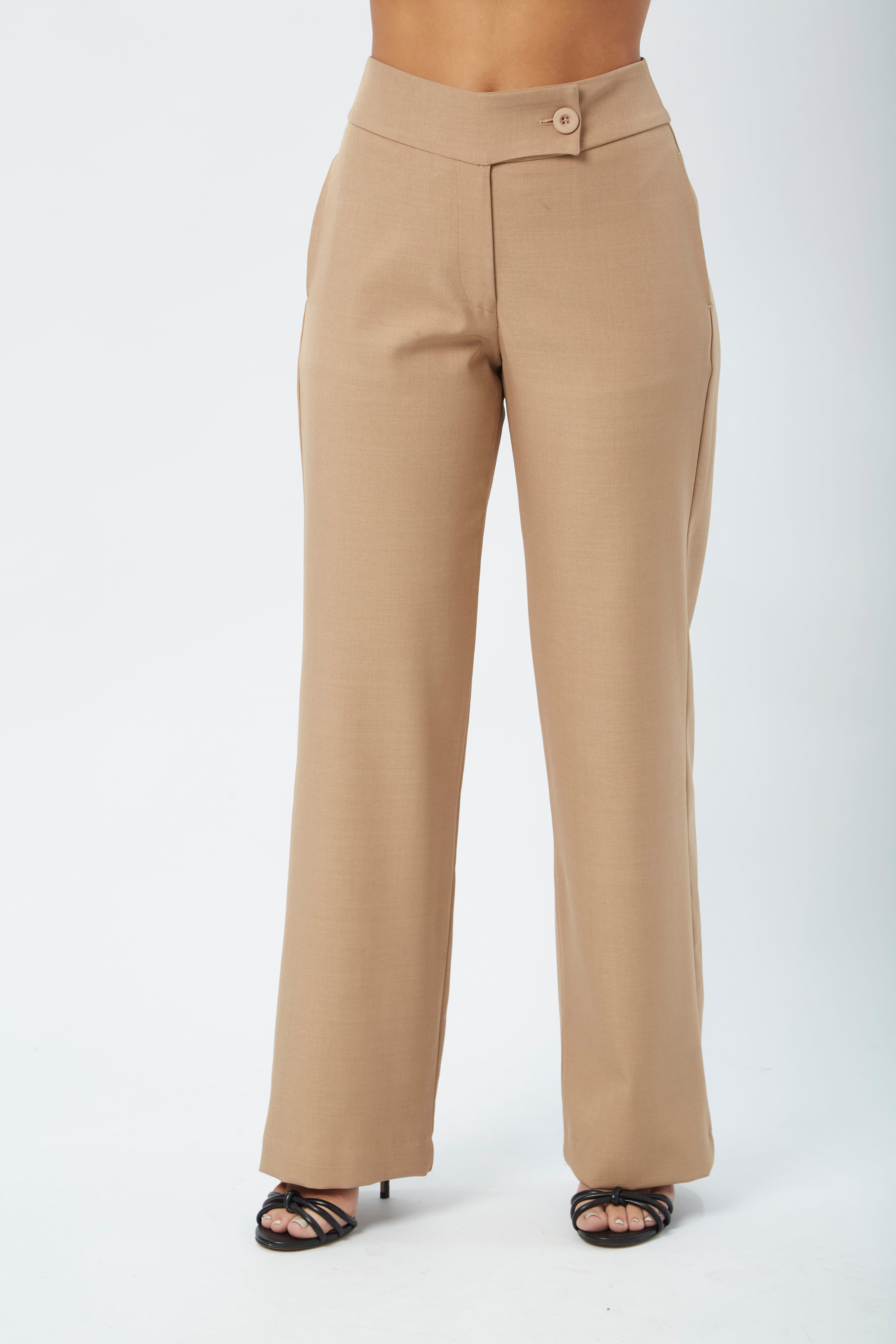 Pantalón sastre camel - Julia