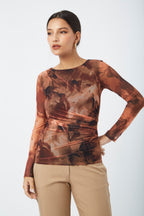 Polo tull manga larga Laura