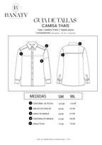 CAMISA DE CORDUROY MANGA LARGA MARRÓN - THAIS