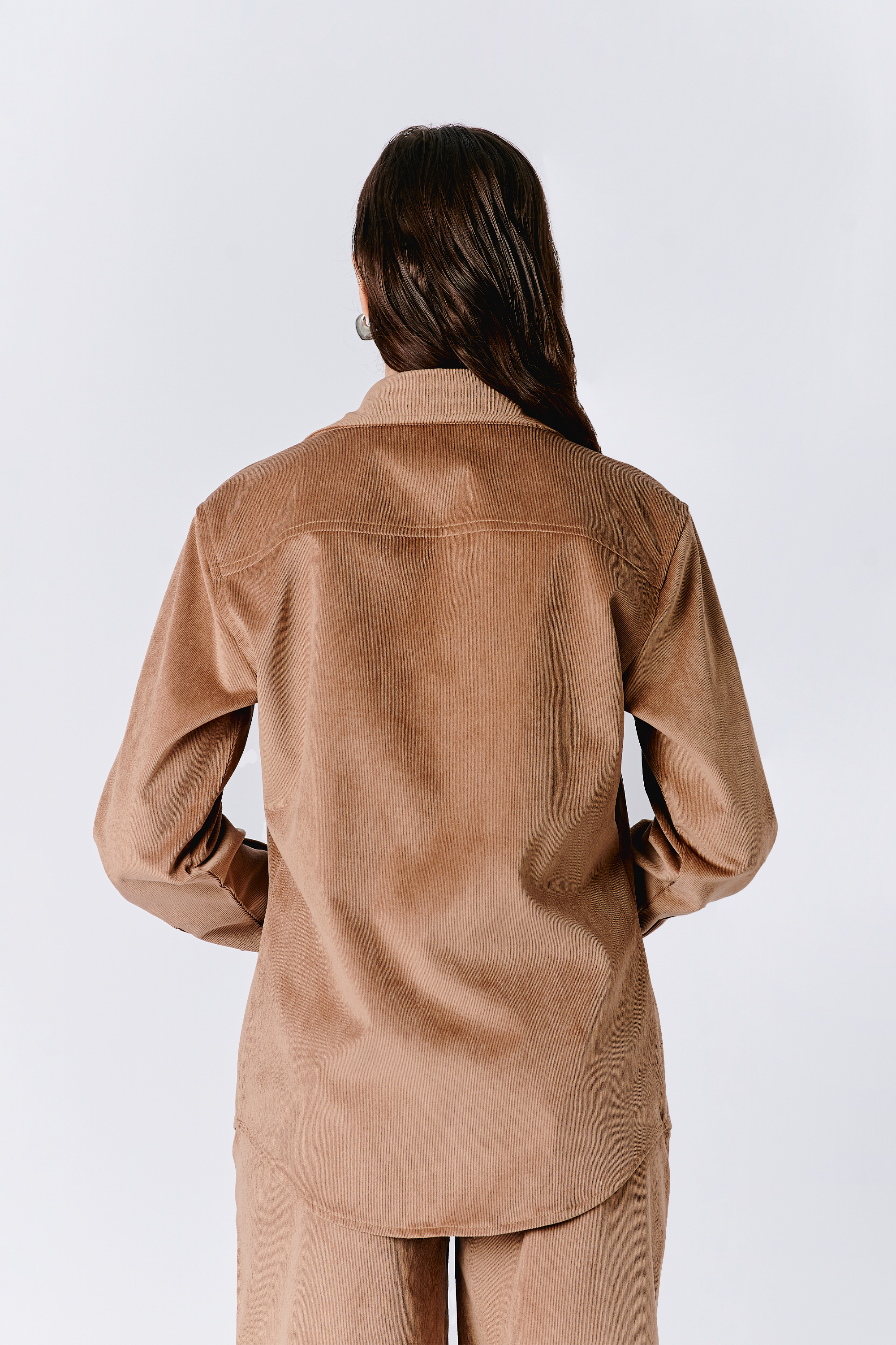 CAMISA DE CORDUROY MANGA LARGA TOPO - THAIS