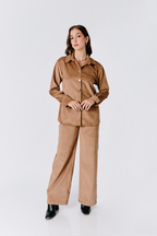 CAMISA DE CORDUROY MANGA LARGA TOPO - THAIS