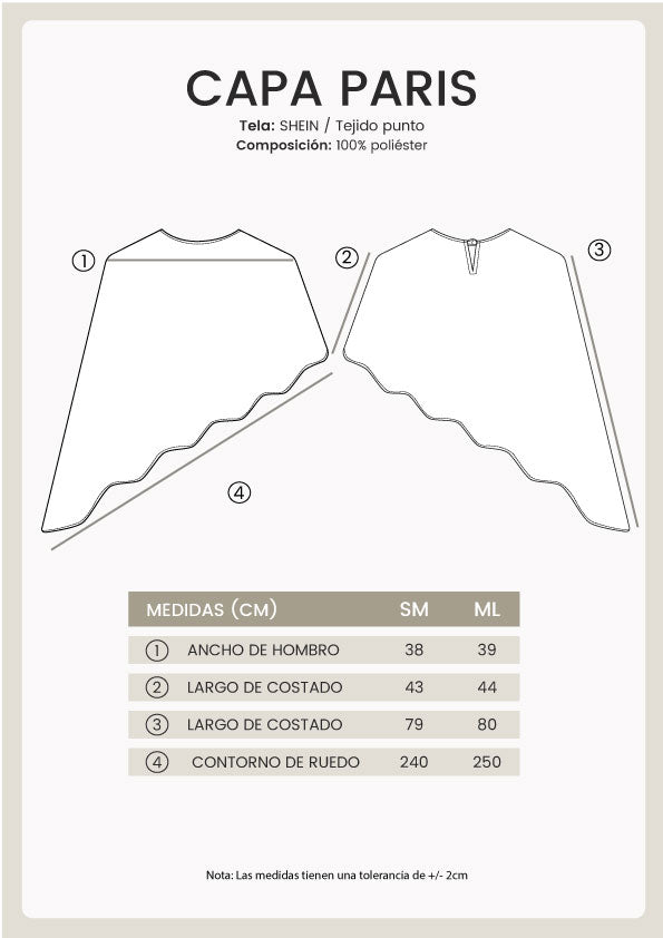 Asymmetrical Paris coat with decorative pearl button at the back.
