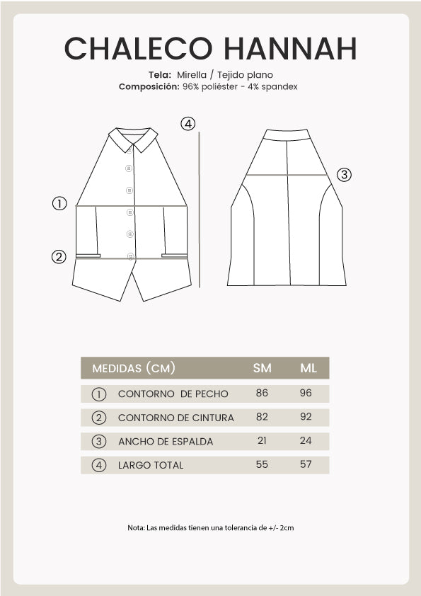 CHALECO CON CUELLO CAMISERO AMARILLO - HANNAH